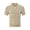 Khaki@GC@, variant on CONZONE Mens Buttons Down Shirts Short Sleeve Shirts for Men Trendy Solid Color Ribbed Lapel Soft Lightweight Tops