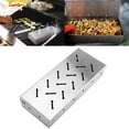 thumbnail image 2 of BBQ Stainless Steel Smoker Box Wood Pellet Charcoal Grilling Generator, 2 of 11