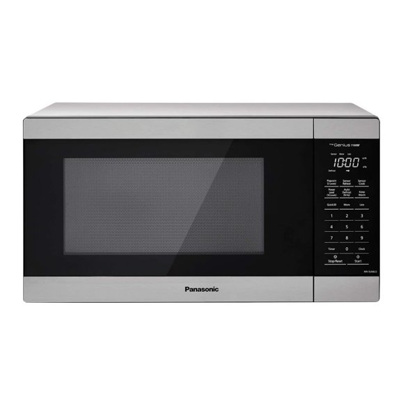 Panasonic Genius Sensor 1000W Countertop Microwave Oven with Keypad (SS)