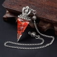 thumbnail image 2 of Chakra Orgone Pendulum - Crystal Stone Pendant for Energy Healing and Meditation, 2 of 11