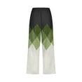 thumbnail image 5 of ZHUGeLI Women's Pants Cute Floral Print Capri Pants Women Summer Casual Cropped Pants Elastic Drawstring Waist Vacation Beach Pants Pocket Drawstring Tie Elastic Waist Loose Jogger Pants, 5 of 5