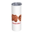 thumbnail image 2 of PAYOHTO Cute Bear Toy Head Shot 20 Oz Stainless Steel Mug Tumblers Cup for Men Women Insulated Slim Thin Travel Tumbler, 2 of 7