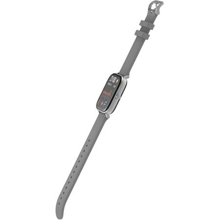 Amazfit - GTS Smartwatch 42mm Aluminum - Lava Gray With Silicone Band