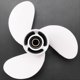 thumbnail image 4 of Yamaha Outboard Boat Propeller 6G1-45943-00 8.5x7.5 3-Blade Aluminum for 6-8HP Engine, 4 of 5