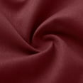thumbnail image 6 of Wedding Guest Dress Plus Size, Women's Solid Color With Pockets Button Splicing Lapel Caregiver Dress Nurse Dress Work Midi Dress(Wine,L), 6 of 6