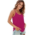 thumbnail image 2 of Livrdious Cami Tank Tops for Women Scoop Neck Adjustable Spaghetti Strap Womens Stretch Loose Fit Summer Flowy Sleeveless Tops, S-2X, 2 of 7