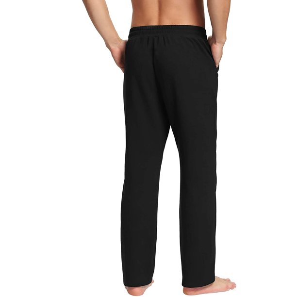 Htwon Men Thermal Sweatpants Sherpa Warm Fleece Lined Pants Plus Size