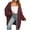 Wine-04, variant on HTNBO Women's Cardigan Sweater Fall Oversized Lantern Sleeve Open Front Chunky Knit Outwear