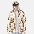 thumbnail image 4 of Kll Sloth Yoga Print Men'S Women’s Upf 50+ Sun Protection Outdoor Hoodie Jacket Long Sleeve Fishing Hiking Performance Shirt- Xx-Large, 4 of 8