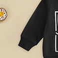 thumbnail image 6 of Towmus Toddler Baby Boy Fall outfit Dad's Boy Letter Print Sweatshirt Top Elastic Pants Long Sleeve Sweatshirts Pants Set, 6 of 7