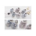 thumbnail image 2 of Topumt 3pair Newborn Baby Girl Toddler Lace Frilly Bow Ankle Anti Slip Socks 0-3T, 2 of 5