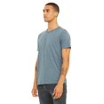 thumbnail image 3 of Canvas Mens Triblend Crew Neck Plain Short Sleeve T-Shirt, 3 of 4