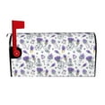 thumbnail image 2 of Fotbe Lavender Bicycle Mailbox Covers Post Letter Box Cover Garden Decor Standard Size-25.5x21 in, 2 of 9