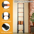 thumbnail image 3 of 16.5-FT Lightweight and portable aluminum telescopic ladder with a 330-pound load capacity | Versatile and foldable for easy storage | Suitable for rooftops, RVs, and outdoor use, 3 of 6