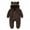 Coffee, variant on Itsun Infant Newborn Baby Girls Boys Bear Warm Thick Snowsuit Hooded Coat Jumpsuit Brown (0-24Months)