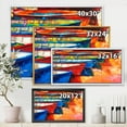 thumbnail image 4 of Designart 'Boats During Warm Colourd Sunset In The Harbor II' Nautical & Coastal Framed Canvas Wall Art Print, 4 of 5