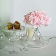 thumbnail image 2 of Efavormart 10 Pack Pink Artificial Hydrangeas Head and Wire Stems - Dual Tone Hydrangea Flower, 2 of 11
