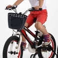thumbnail image 5 of 2X Canasta de Bicicleta para Niños, Canasta de Plástico para Bicicleta con Manillar Delantero para Almacenamiento, Negro, 5 of 5