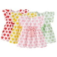 thumbnail image 1 of KYAIGUO Robe Sans Manches pour Tout-Petites Filles, Robe d'Été Décontractée, Robe de Princesse, Jupe à Volants 1-4T, 1 of 9