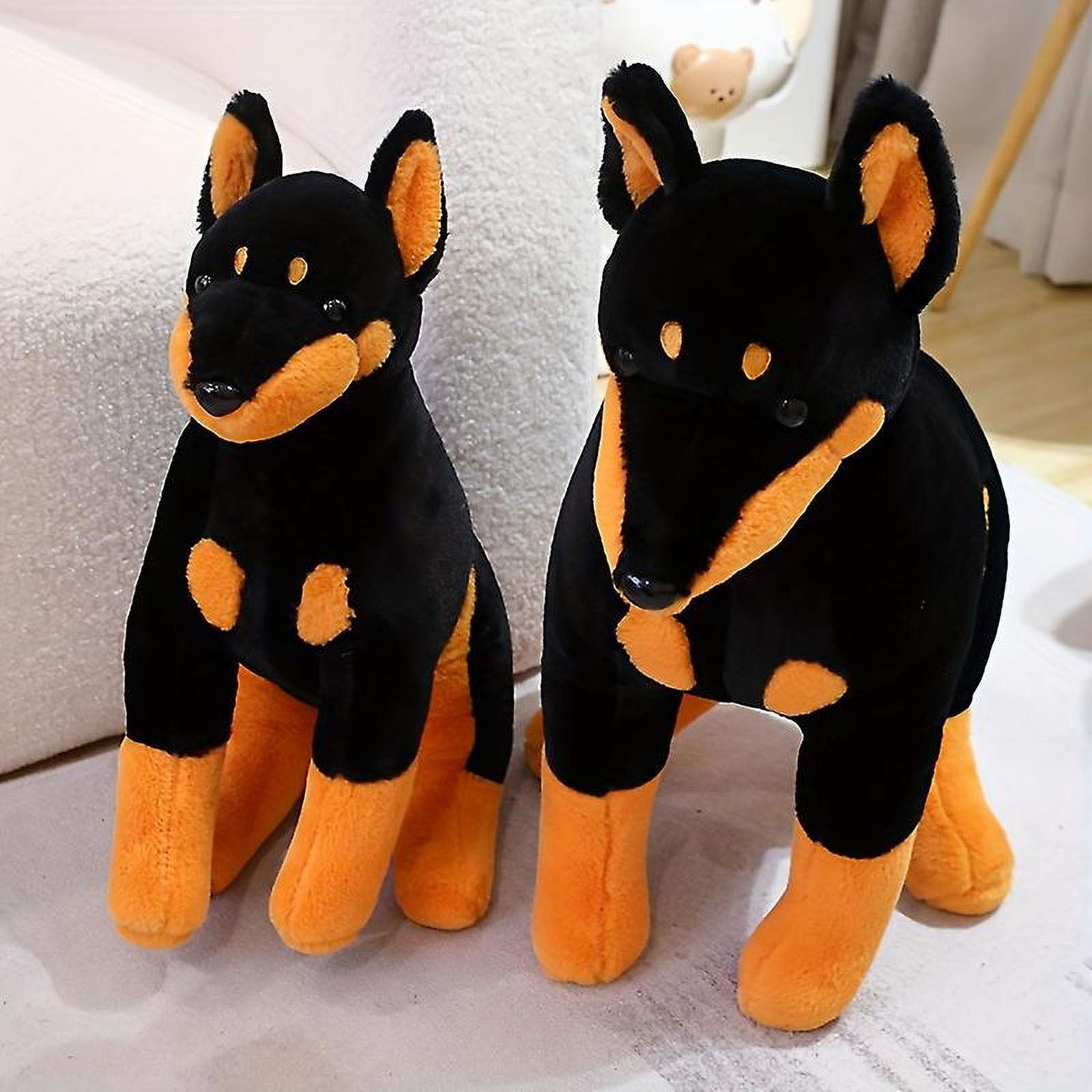 Sitting Doberman Plush Doll Cute Sitting Puppy Childrens Birthday Cute Dog Toy Doll Walmart