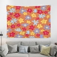 thumbnail image 1 of FHENF Floral Tapestries Colorful Art Print Tapestry Waterproof for Bedroom, 1 of 7
