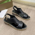 thumbnail image 5 of Mepaouo Women's Dress Sandals Heel Slingback Slip on Shoes Peep Toe Walking Casual Sandals, 5 of 8