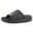 Black, variant on Calm Men's Slide Sandals Color: Khaki Size: 12