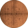 thumbnail image 1 of Ahgly Company Indoor Round Oriental Orange Industrial Area Rugs, 6' Round, 1 of 4