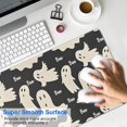 thumbnail image 4 of Long Mouse Pads for Desk,Black Halloween Ghosts with Boo Desk Mats on Top Of Desks, Desk Mouse Pad Extra Large with 3mm Non-Slip Base and Stitched Edge for Gaming,Office,Work,Home 35.4"x15.7", 4 of 6