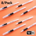 thumbnail image 5 of (3 pack) BAZIC Ballpoint Prima Black Stick Pens, Soft Grip 1.0 mm, (8/Pack), 1-Pack, 5 of 8