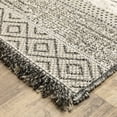 thumbnail image 3 of Woven Trends Velvet - 1622E - Southwestern Lodge Style Geometric Stripe Pattern, Stain and Fade Resistant, Living Room, Bedroom, Office, Polypropylene Flat Woven Area Rug in Beige - 3' x 5', 3 of 3