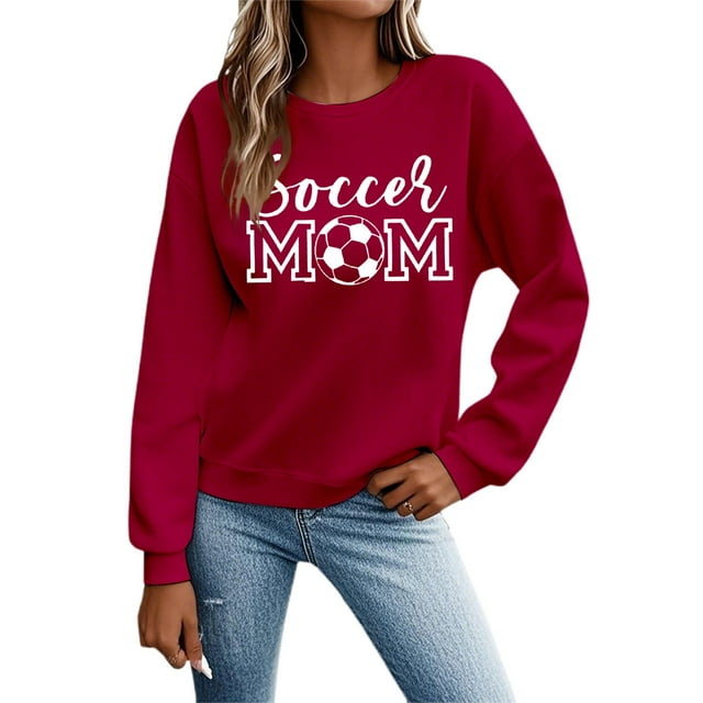 HUITKMM Chandail Oversize pour Femmes Mode Décontractée Imprimé Col Rond Manches Longues Épaules Tombantes Chandail en Molleton Haut Confortable Coupe Ample Blouse pour Usage Quotidien 3113