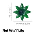 thumbnail image 3 of 8-Piece Metal Flower Wall Art Decor, Weatherproof Iron Sunflower Ornaments for Outdoor Garden Fence, Patio and Home Wall Hanging, 3 of 9