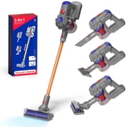 Toy Vacuum Cleaner for Kids, Cleaning Toy Set with Working Suction, Realistic 3-in-1 Vacuum Cleaner Toy for Toddler Cordless Home Cleaning Toy, Best Birthday Gifts for 2-5 Year Old Kids