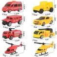 thumbnail image 2 of 4 Piece Pull Back Vehicles for Kids, Stocking Stuffer Toys Aircraft & Cars, Christmas Birthday Gift Party Supplies Favors, Mini Race Car Perfect for 3,4,5 Year Old Toddler, Boys and Girls, 2 of 2