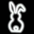 thumbnail image 5 of JGJJUGN Cute Bunny Tail Neon Night Light | Easter Decorative Lamp | LED Night Lamp | Soft Colorful Glow | USB Powered & Battery Operated | Unique Home Decor for Spring, 5 of 5