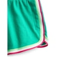 thumbnail image 3 of Wonder Nation Girls Dolphin Shorts with Contrast Stripes, Sizes 4-18 & Plus, 3 of 3