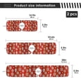 thumbnail image 4 of Coolnut Christmas Tree Snowflake 2PCS Kitchen Faucet Mat Bathroom Faucet Mat Sink Microfiber Cloth Faucet Splash Catcher Faucet Mat Dish Drying Mat Sink Mat for Kitchen Sink 30x5in, 4 of 7