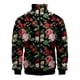 thumbnail image 2 of Chaqueta con estampado de flores antiguas en 3D para hombre, chaqueta de invierno para mujer, chaquetas con gráficos de flores de Harajuku, moda para niños, top vintage genial, 2 of 5