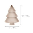 thumbnail image 4 of CIMAXIC christmas 2Pcs Multifunction Christmas Tree Shape Fruit Plates Plastic Candy Snack Trays,10.24"X7.28"X1.18", 4 of 5