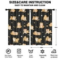 thumbnail image 2 of Blackout Kids Curtains,Shiba Inu Childrens Insulated Curtains Set Of 2,Bedroom Essentials,Toddler Room Decor 52x84in(132x213cm), 2 of 4