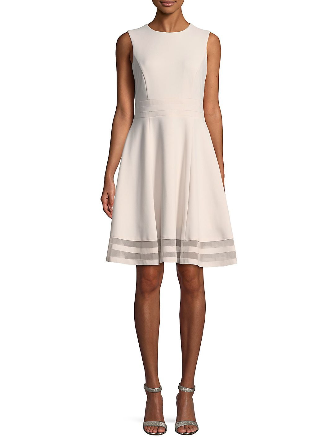 calvin klein illusion hem dress