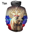 thumbnail image 3 of Sudadera con capucha de manga larga para hombre, con estampado 3D de bandera rusa, sudadera informal de talla grande, sudadera con capucha para hombre, ropa de calle con personalidad, 3 of 5