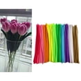 thumbnail image 2 of AOOOWER 100 Pcs Colorful Fuzzy Stick Soft Pipe Chenilles Stems Bend Stick Art Supplies for Classroom Art Craft Project, 2 of 11