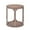 Tea Table; Black, variant on Rustic Coffee Table w/Dusty Wax Coating 2 Tires,Round Solid Wood Sleek Durable Coffee Table, Modern Cocktail Table w/Storage Shelf & Metal Legs Tea Table for Living Room, Bedroom, S925