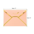 thumbnail image 2 of Uxcell B6 Luxury V Flap Gold Border Invitation Wedding Envelopes, Pink 20 Pack, 2 of 5
