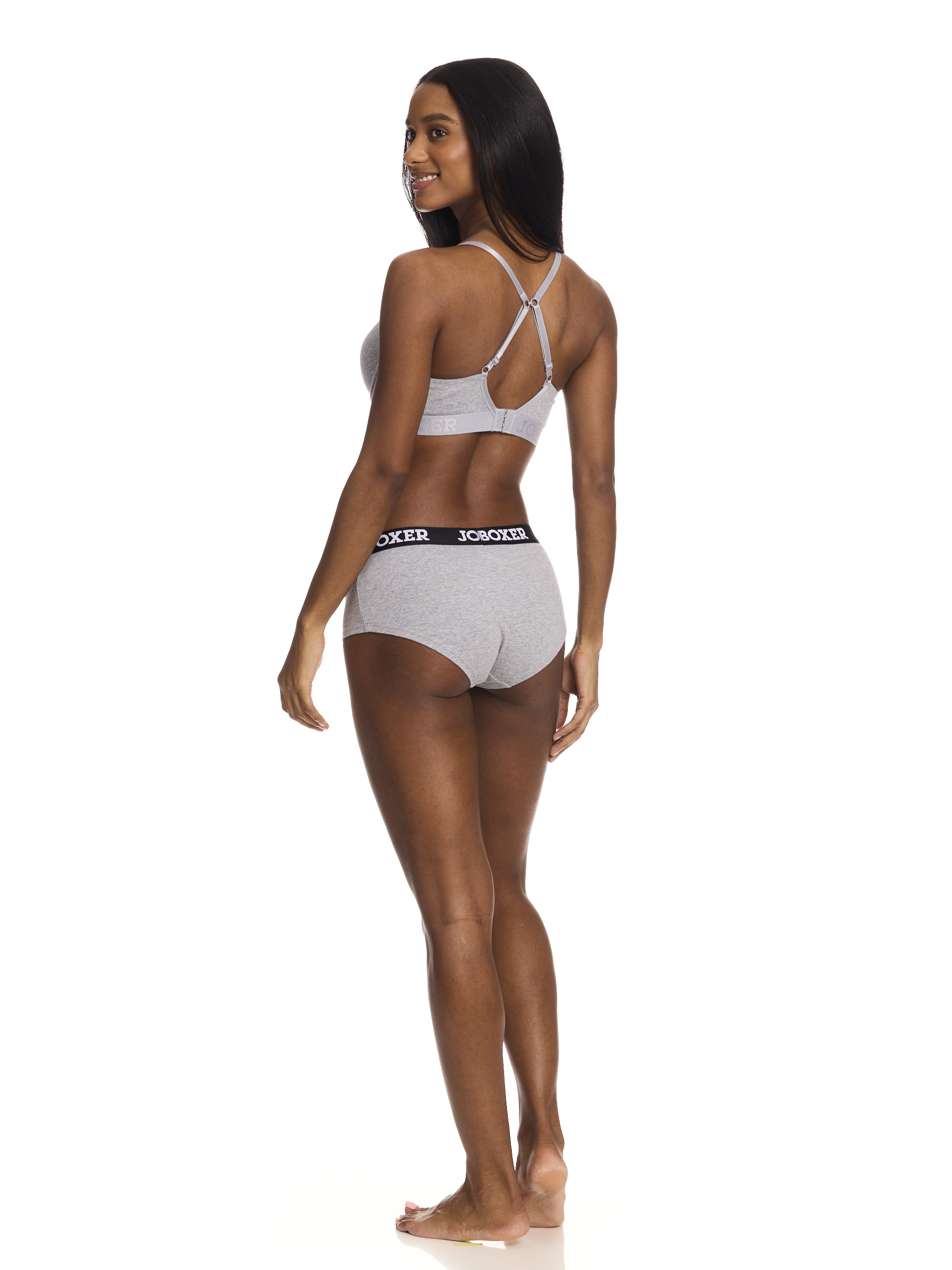 Joe Boxer Women’s Cotton Blend Girl Short Panties, 3-Pack, Sizes S-XL