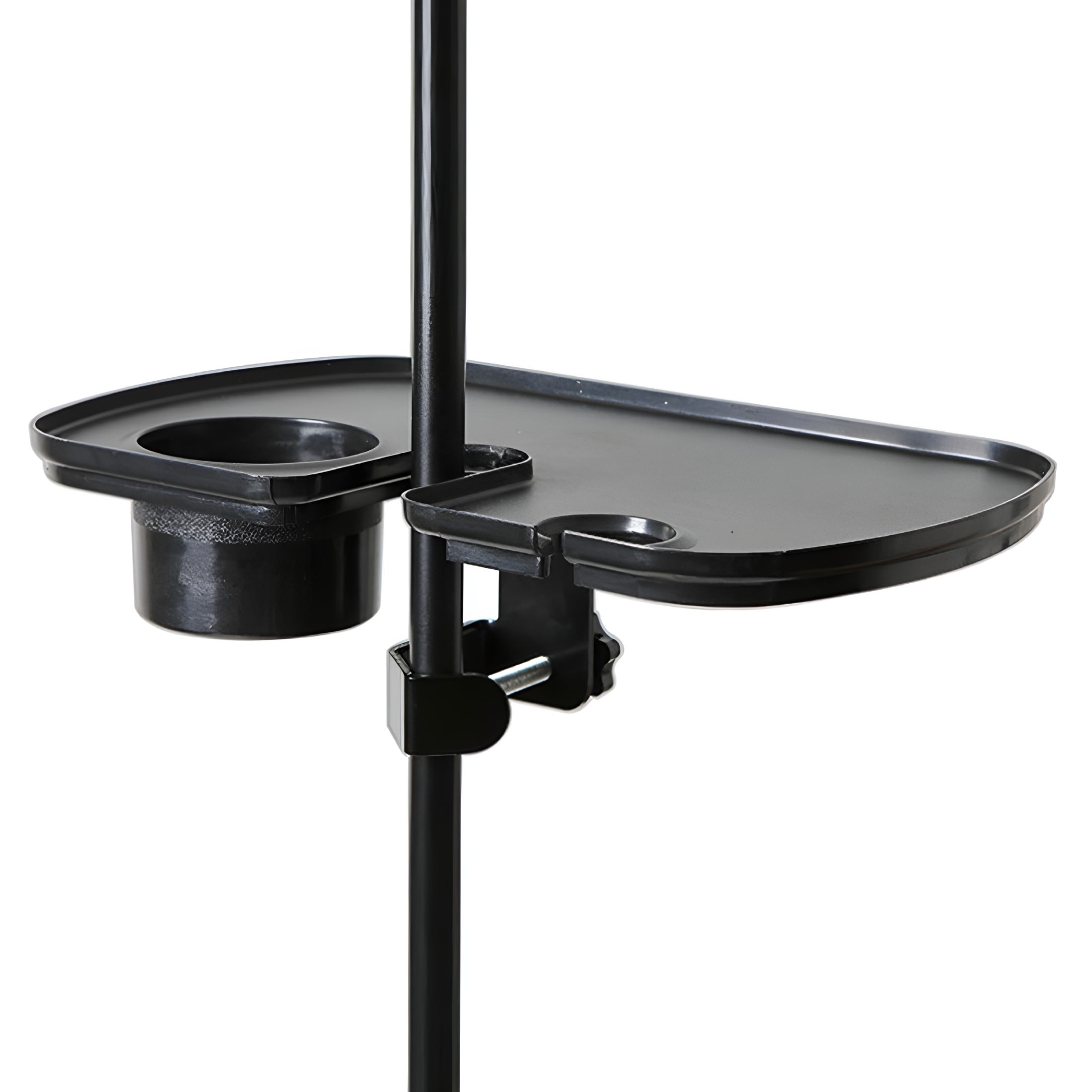GJX Microphone Stand Tray Adjustable Clamp Sound Card Tray for Music Sheet