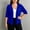 Blue, variant on Elbow Length Oversized Cardigans for Women Casual Kimono Summer Woman Tops Open Front Tunic Plain Tops