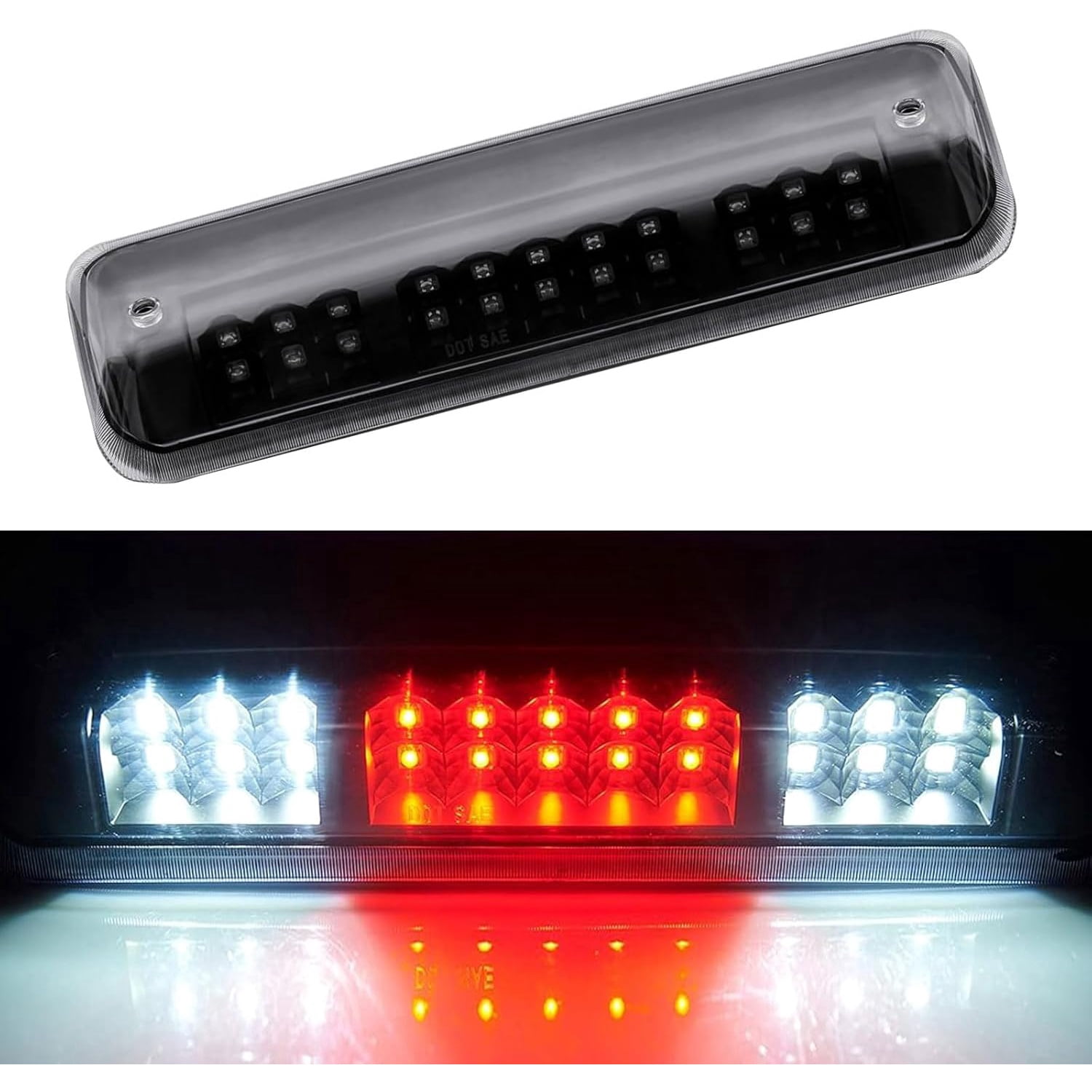 High Mounted Third Brake Light For Toyota Hilux Vigo 2005-2014 - Red, Additional Stop Lamp